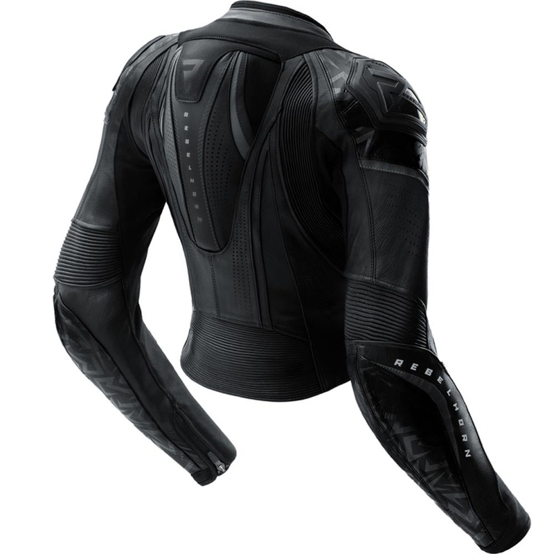 Dames leren motorjas Rebelhorn Diva RS zwart