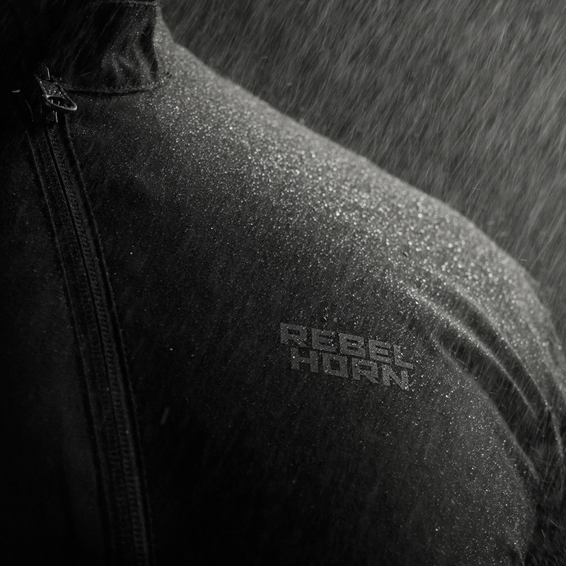 Rebelhorn Hiker IV motorjas lichtgrijs-blauw-rood