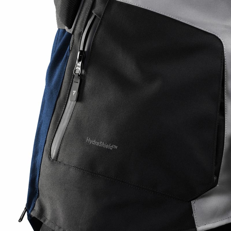 Rebelhorn Hiker IV motorjas lichtgrijs-blauw-rood