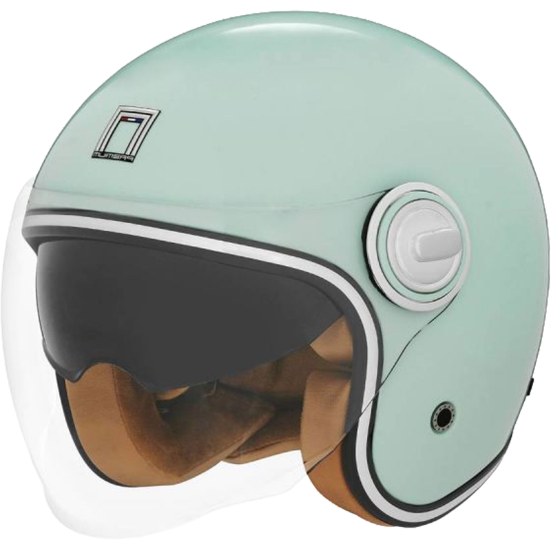 NOX PREMIUM Heritage open motorhelm pastelgroen