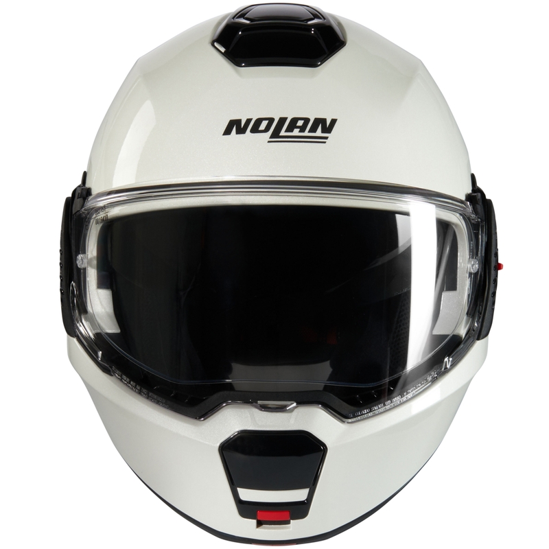 Opklapbare motorhelm Nolan N120-1 Classico Nobile N-COM 320 wit
