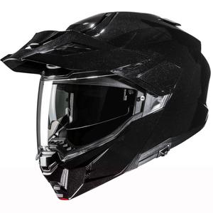 HJC i80 Solid klapmotorhelm metallic zwart