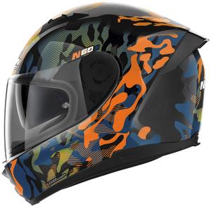 Integraal motorhelm Nolan N60-6 Foxtrot 34 zwart-oranje-blauw
