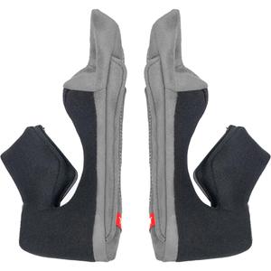 Wangkussentjes voor Airoh MATRYX grijs helmen