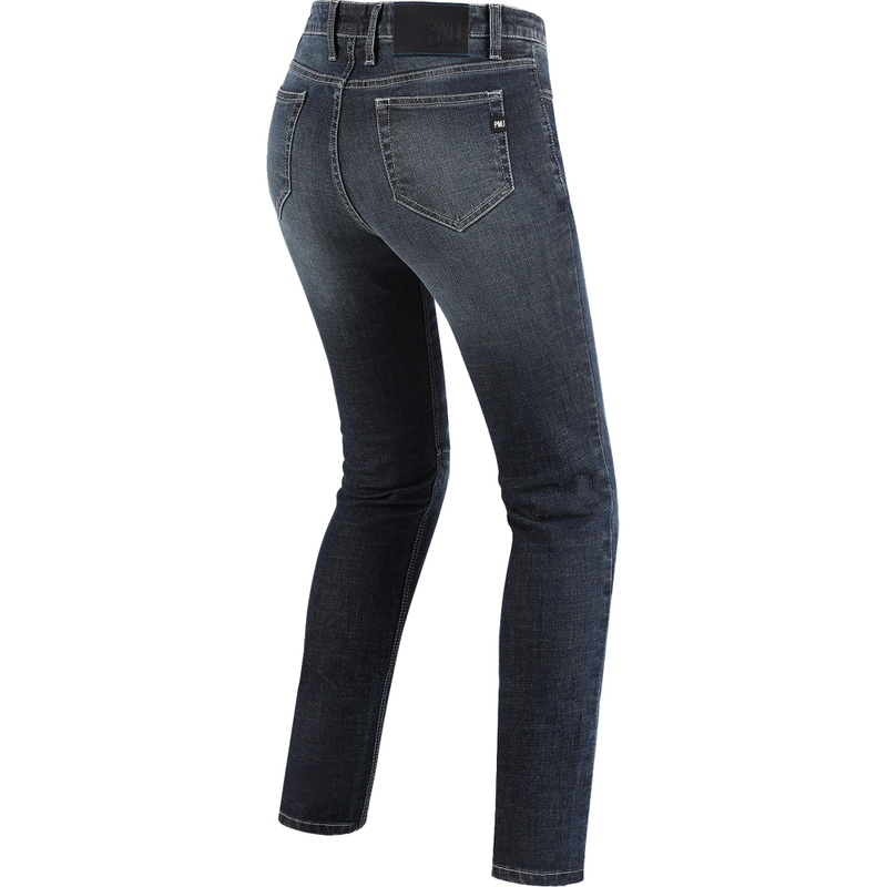 Damesmotorjeans PMJ Rider donkerblauw uitverkoop