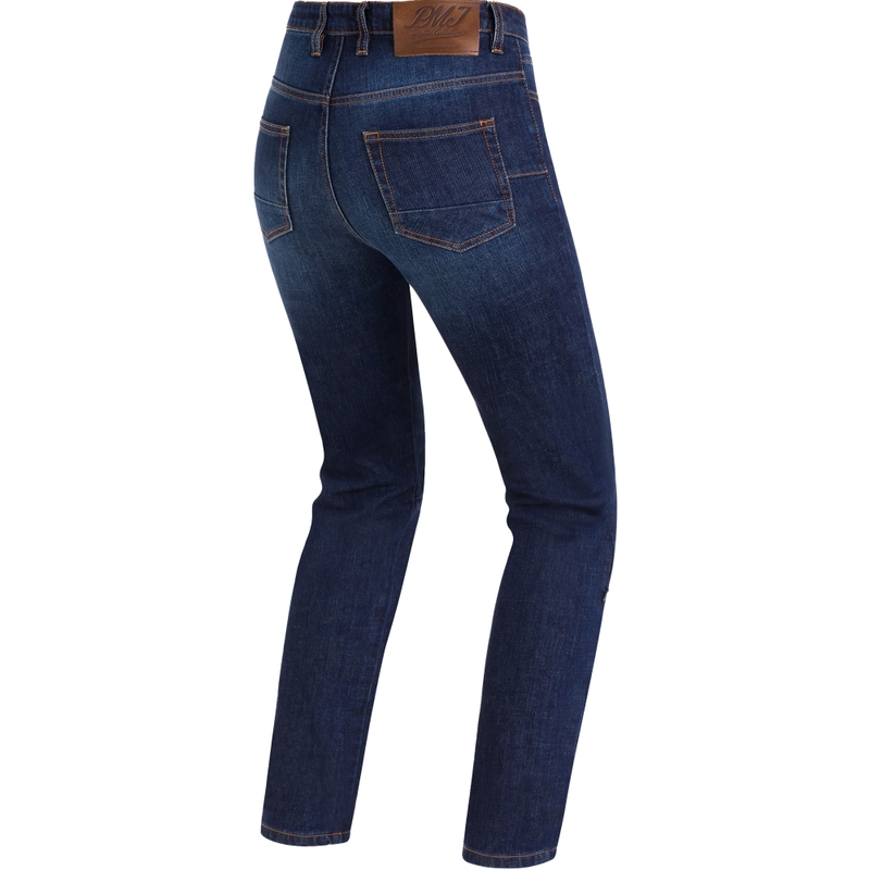 Damesmotorjeans PMJ Hollie donkerblauw uitverkoop