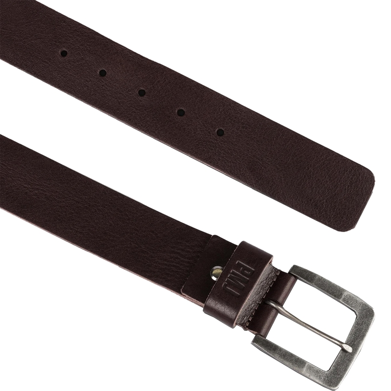 Leren motorriem PMJ Leren Riem bruin uitverkoop