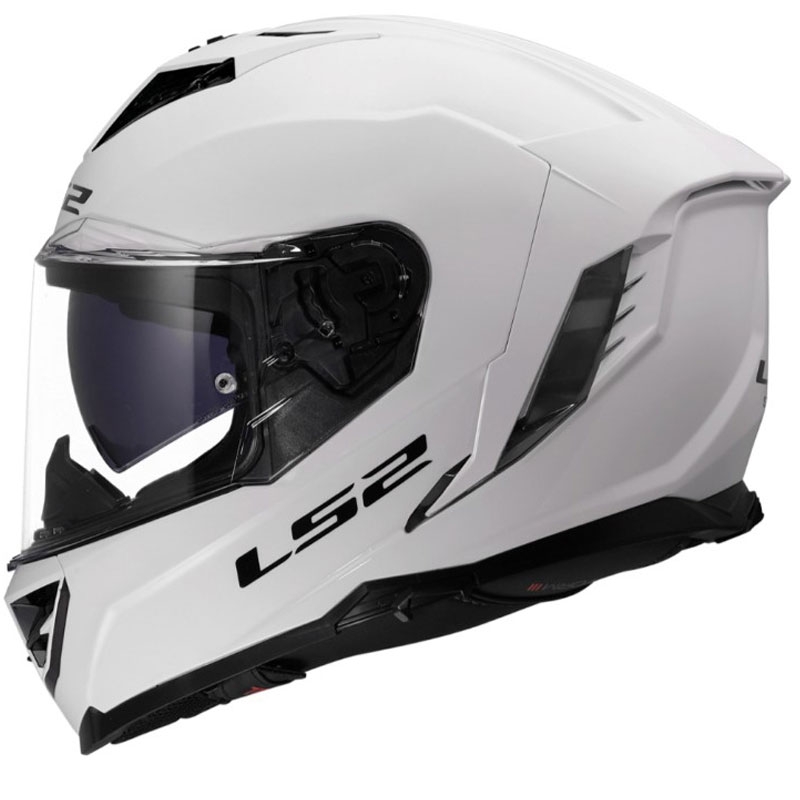 Integraal motorhelm LS2 FF818 Storm III Effen glanzend wit