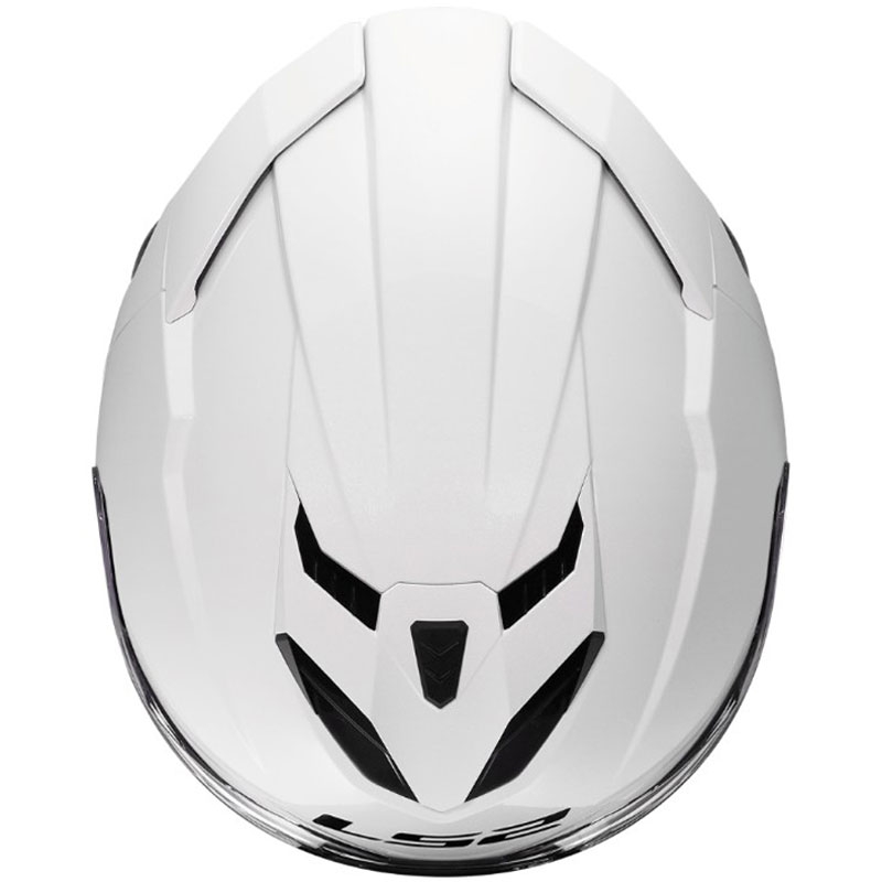 Integraal motorhelm LS2 FF818 Storm III Effen glanzend wit