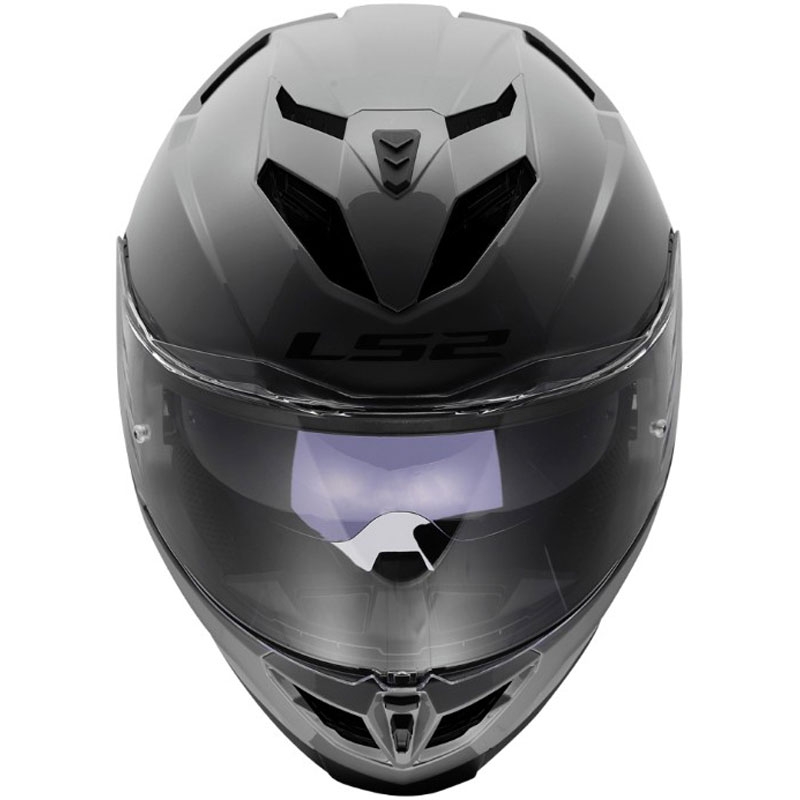 Integraal motorhelm LS2 FF818 Storm III Effen glanzend grijs