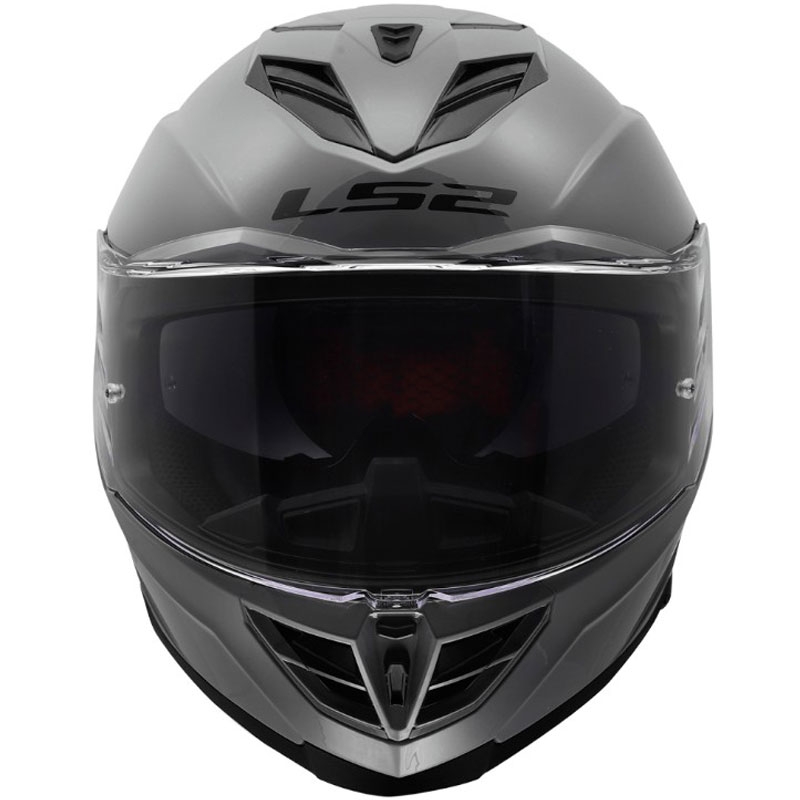 Integraal motorhelm LS2 FF818 Storm III Effen glanzend grijs