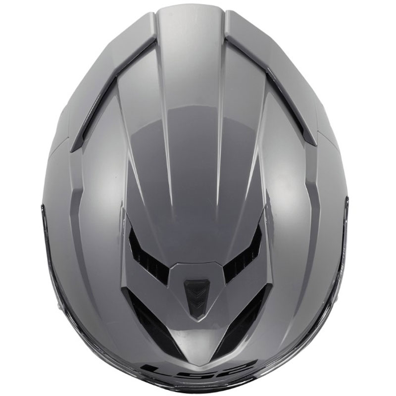 Integraal motorhelm LS2 FF818 Storm III Effen glanzend grijs