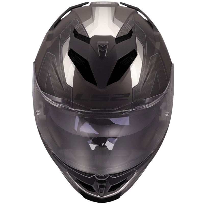 Integraal motorhelm LS2 FF818 Storm III Sports matzwart-grijs