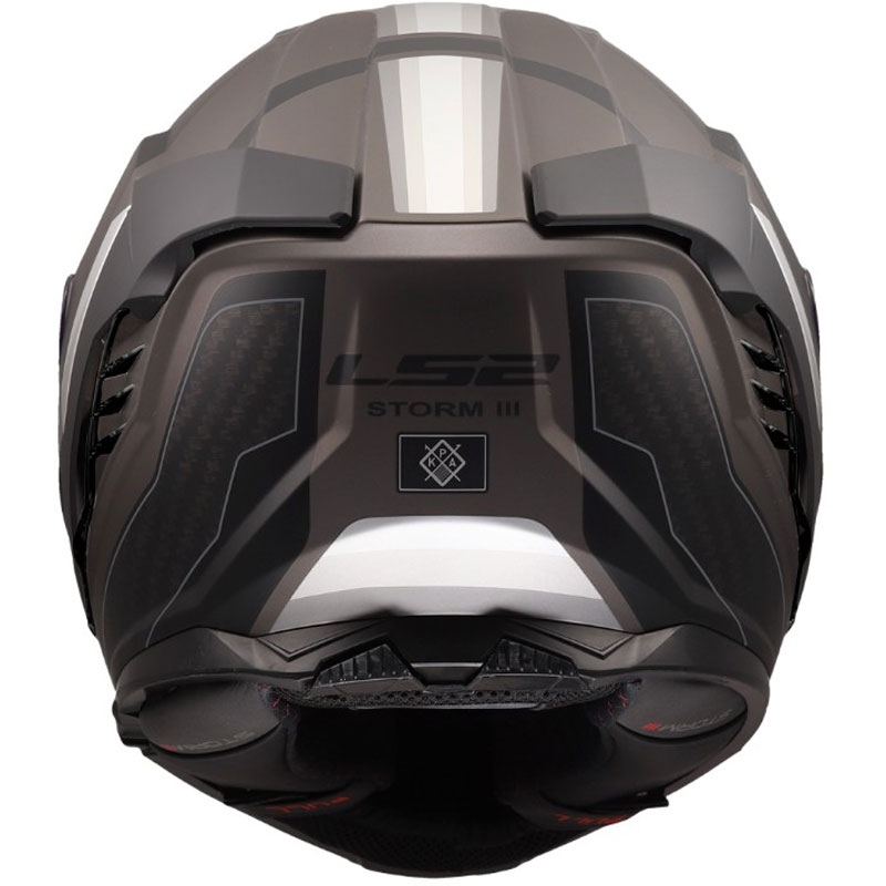 Integraal motorhelm LS2 FF818 Storm III Sports matzwart-grijs