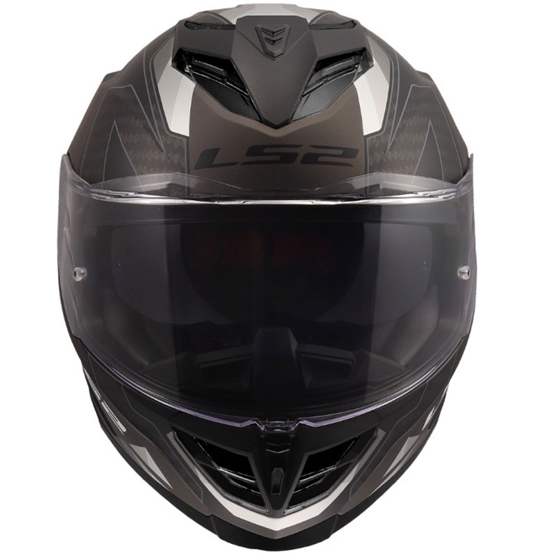 Integraal motorhelm LS2 FF818 Storm III Sports matzwart-grijs
