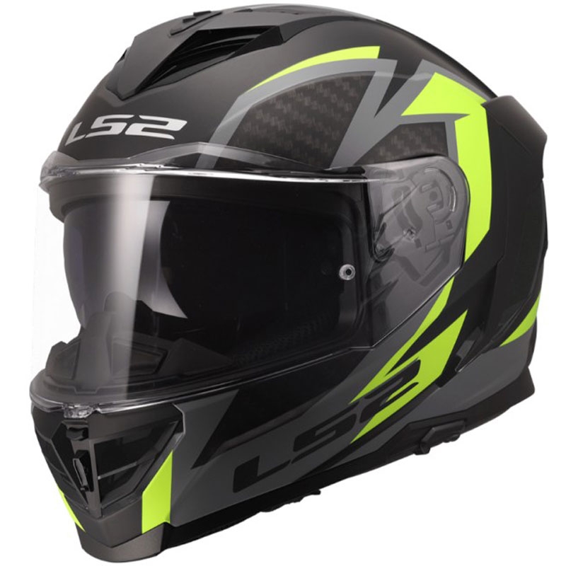 Integraal motorhelm LS2 FF818 Storm III Dynamo zwart-geel