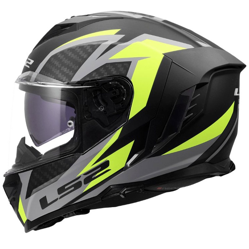 Integraal motorhelm LS2 FF818 Storm III Dynamo zwart-geel