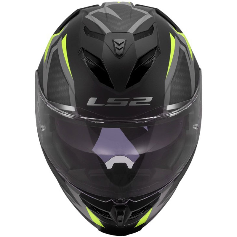 Integraal motorhelm LS2 FF818 Storm III Dynamo zwart-geel