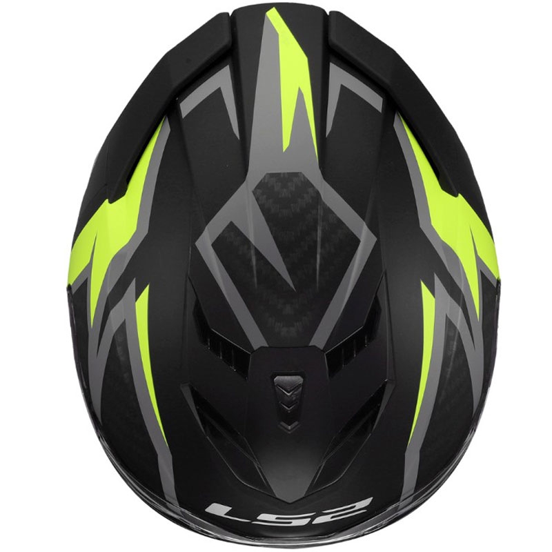 Integraal motorhelm LS2 FF818 Storm III Dynamo zwart-geel
