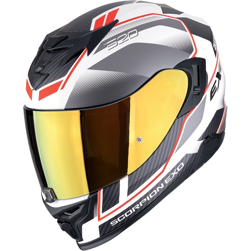 Integraalhelm Scorpion EXO-520 EVO AIR LENA mat wit-zilver-rood uitverkoop