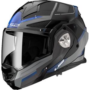 Opklapbare motorhelm LS2 FF901 Advant X Spectrum zwart-blauw-titanium