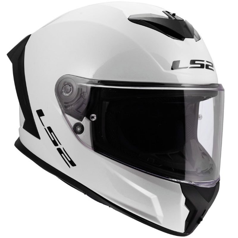 Integraal motorhelm LS2 FF820 Rapid III Solid glanzend wit