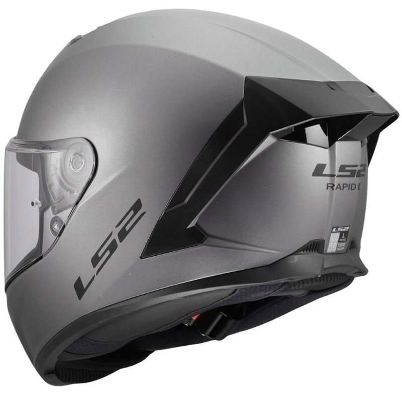 LS2 FF820 Rapid III Solid integraal motorhelm mat titanium