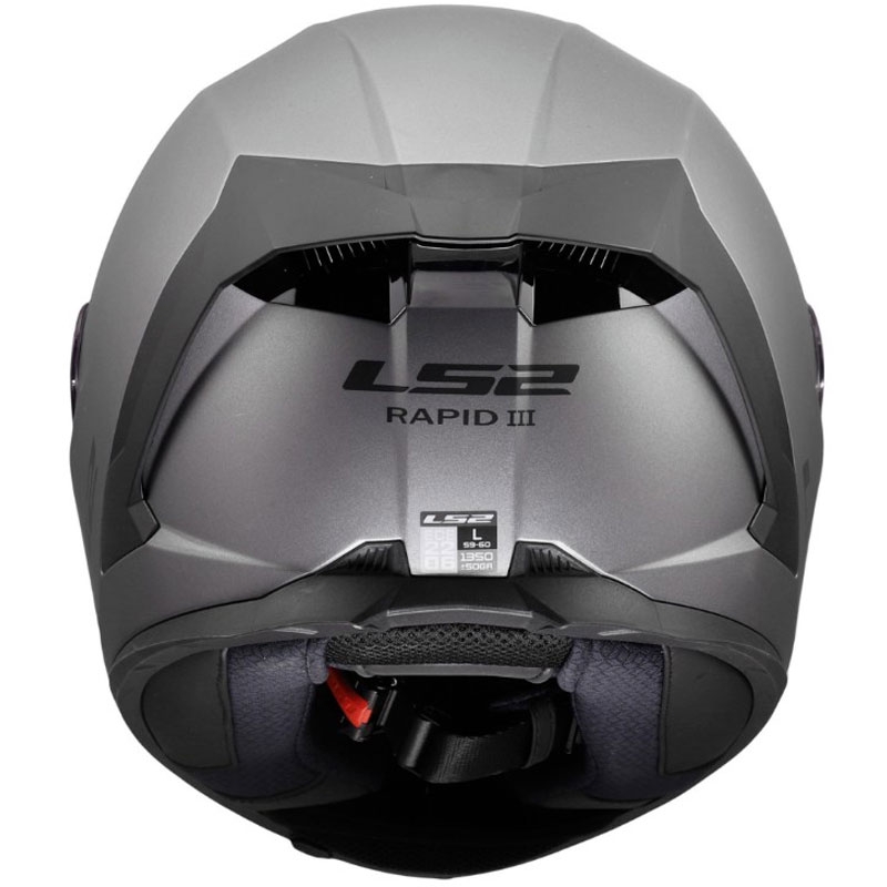 LS2 FF820 Rapid III Solid integraal motorhelm mat titanium