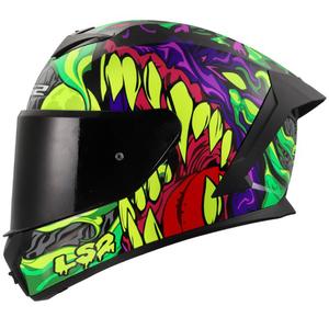 LS2 FF820 Rapid III Lycant integraal motorhelm glanzend paarsgroen