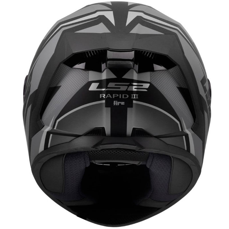 Integraal motorhelm LS2 FF820 Rapid III Xtrem matzwart-grijs