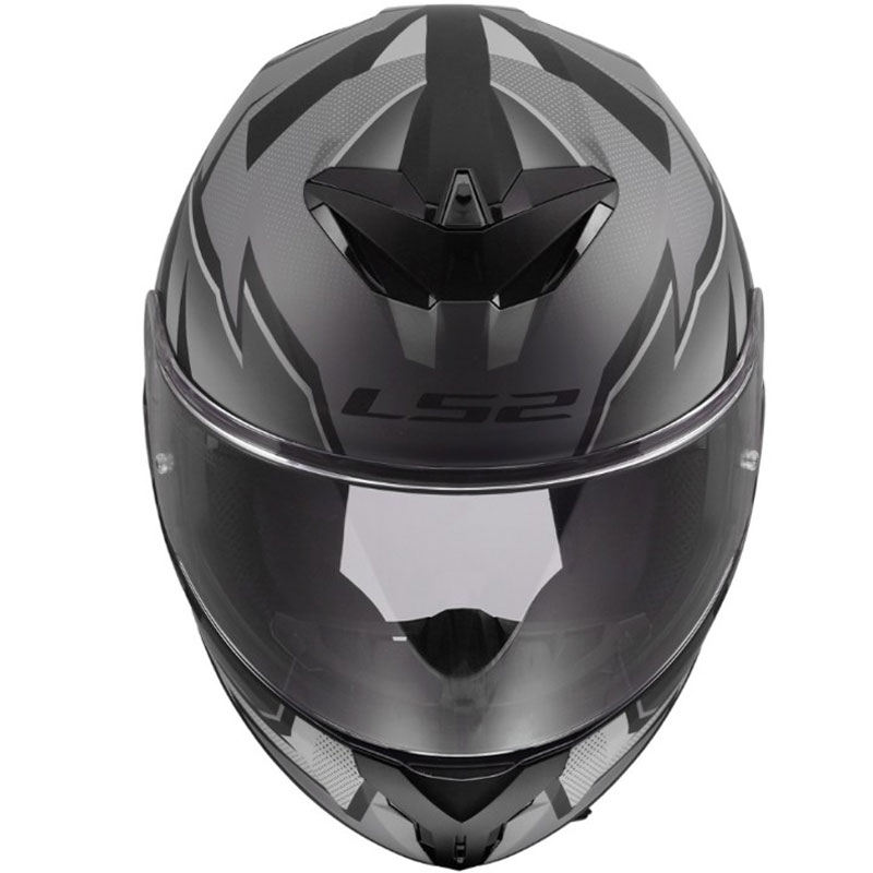 Integraal motorhelm LS2 FF820 Rapid III Xtrem matzwart-grijs