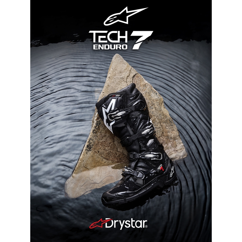 Alpinestars Tech 7 Enduro Drystar motorlaarzen zwart