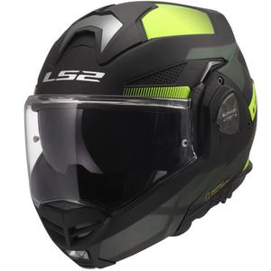 Opklapbare motorhelm LS2 FF901 Advant X Nova mat fluorescerend geelzwart