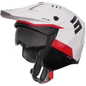 Motorfiets Helm Shot Sprong Trucs zwart-rood-wit
