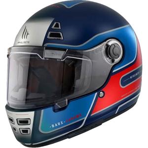 MT Jarama Baux D7 integraal motorhelm blauw-rood uitverkoop