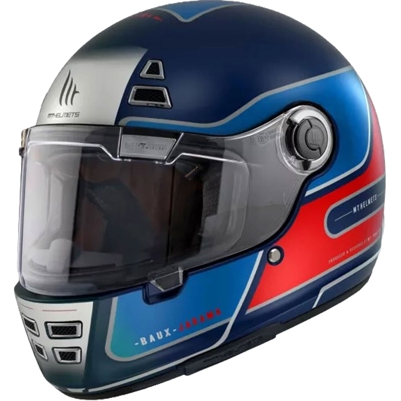 MT Jarama Baux D7 integraal motorhelm blauw-rood