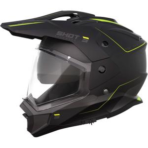 Enduro Helm Shot Trek Rally zwart-fluo geel