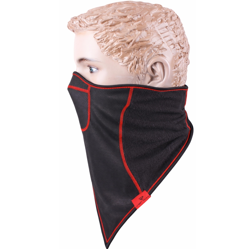 Street Racer nekwarmer zwart-rood