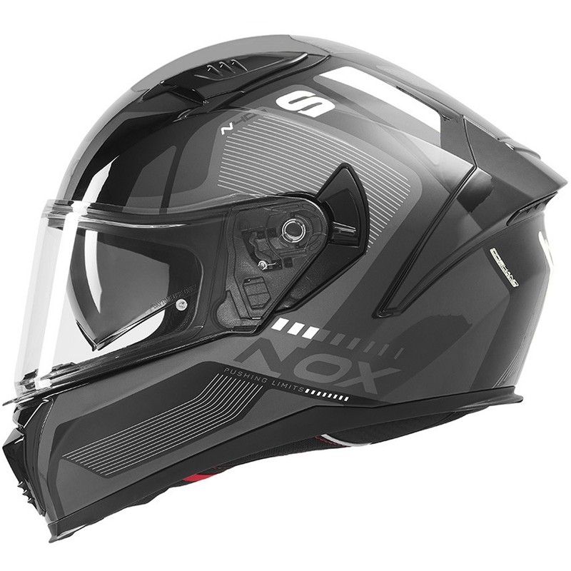 Integraal motorhelm NOX N402 Mentor zwart-wit