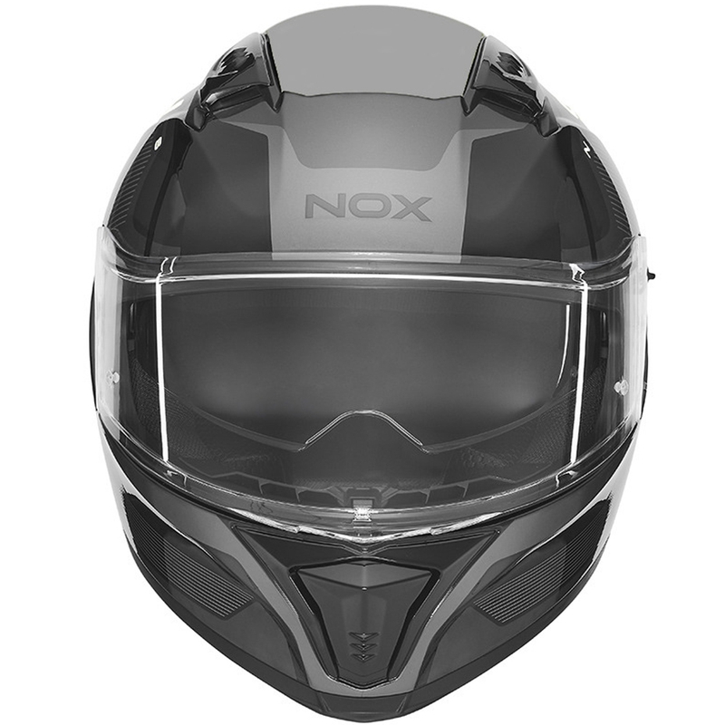 Integraal motorhelm NOX N402 Mentor zwart-wit