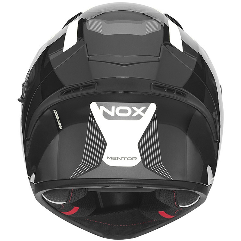 Integraal motorhelm NOX N402 Mentor zwart-wit