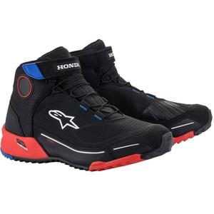 Alpinestars CR-X Drystar Honda Collectie Zwart-Rood-Blauw Motorfiets Laarzen