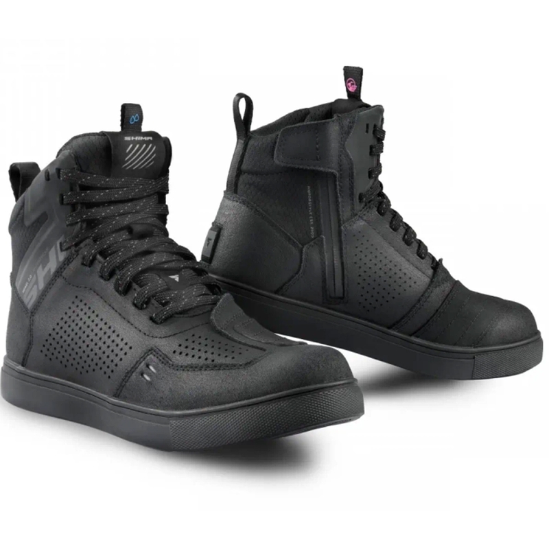 Dames Shima Rebel 2.0 WP zwart motorlaarzen