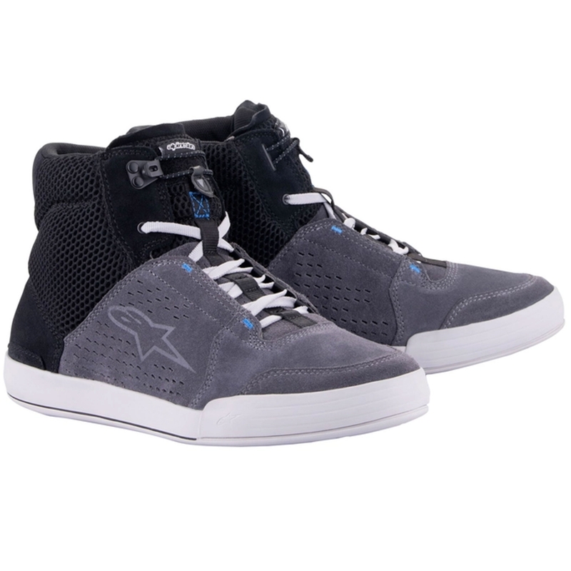 Alpinestars Chrome Air Zwart-Grijs-Blauw Motorfiets Laarzen