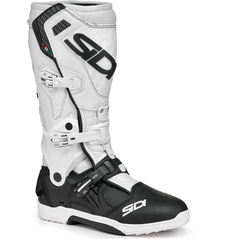SiDi Crossair zwart-witte motorlaarzen
