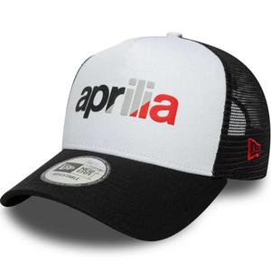 Aprilia 9forty Be A Racer pet met logo in zwart-wit