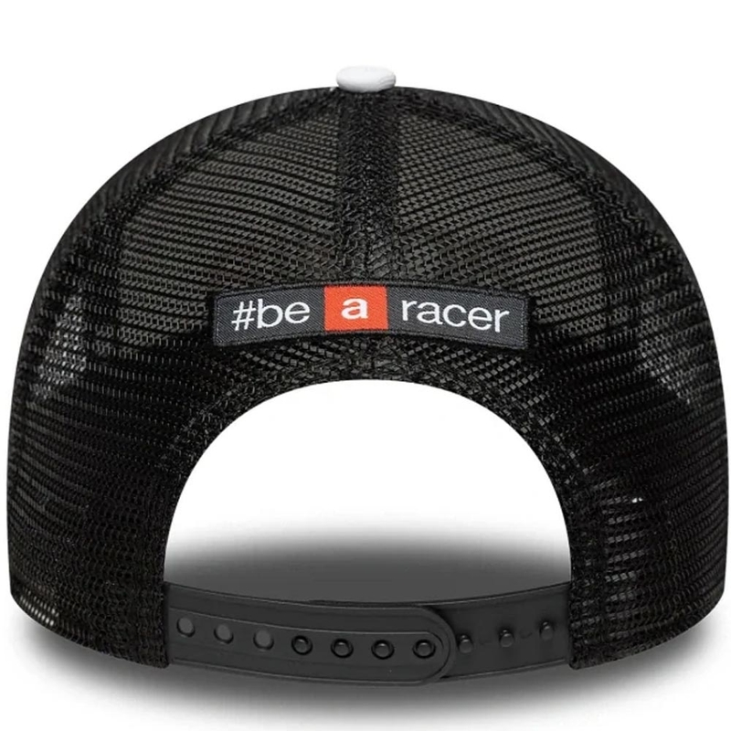 Aprilia 9forty Be A Racer pet met logo in zwart-wit