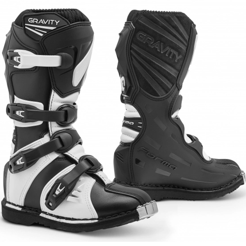 Kinderfietsschoenen Forma Gravity zwart-wit