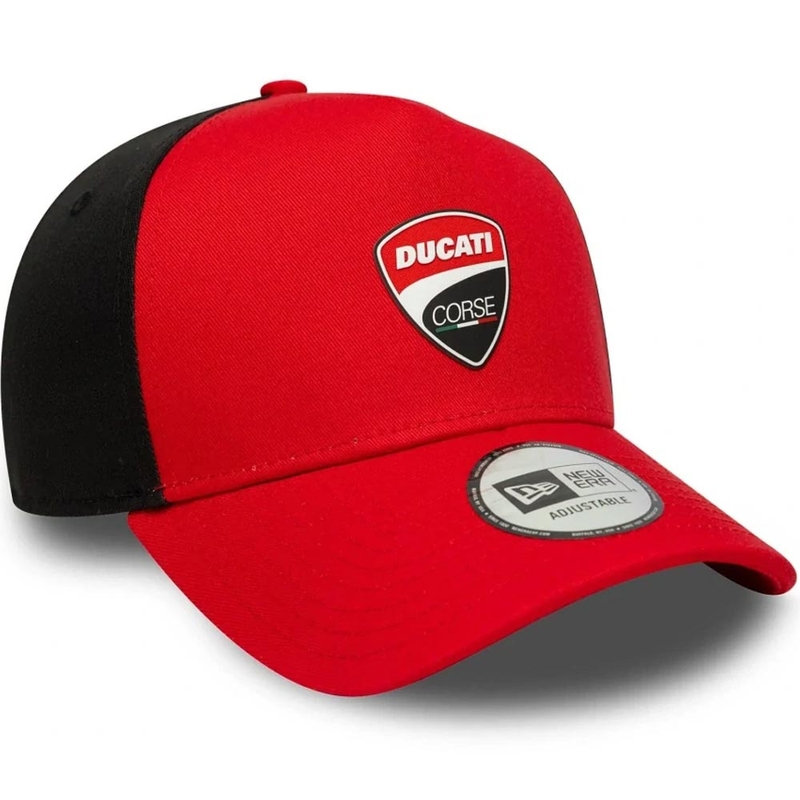Ducati Corse 9FORTY pet met rood-zwart logo