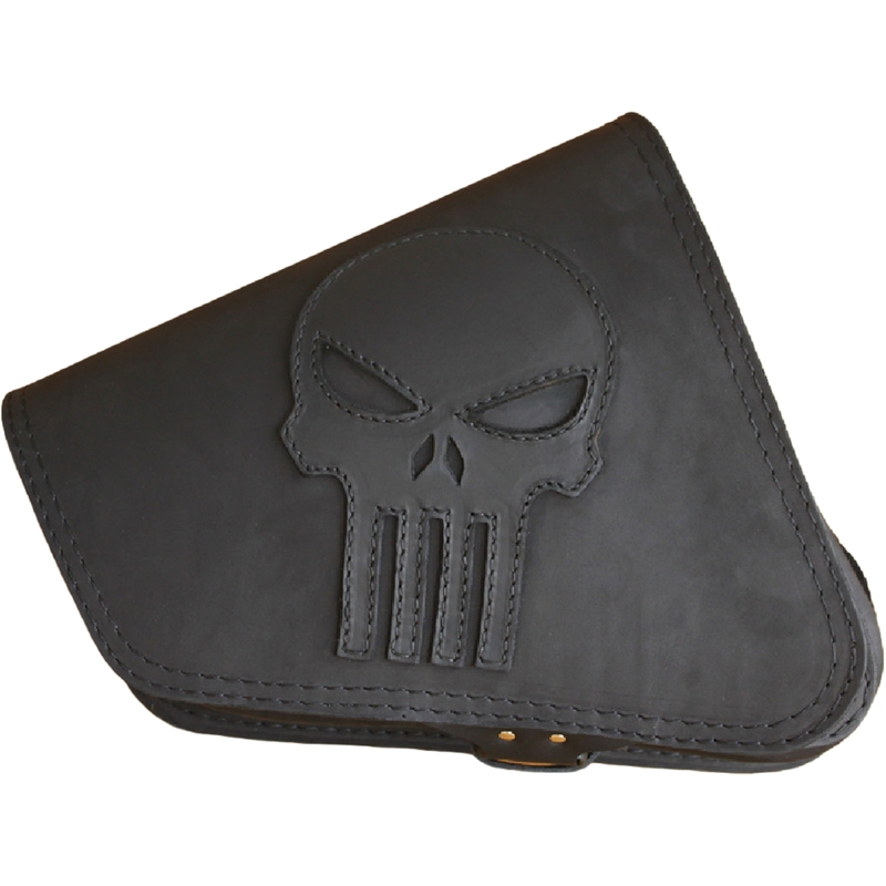 Leren motortas RSA S571 Punisher HD Sportster zwart